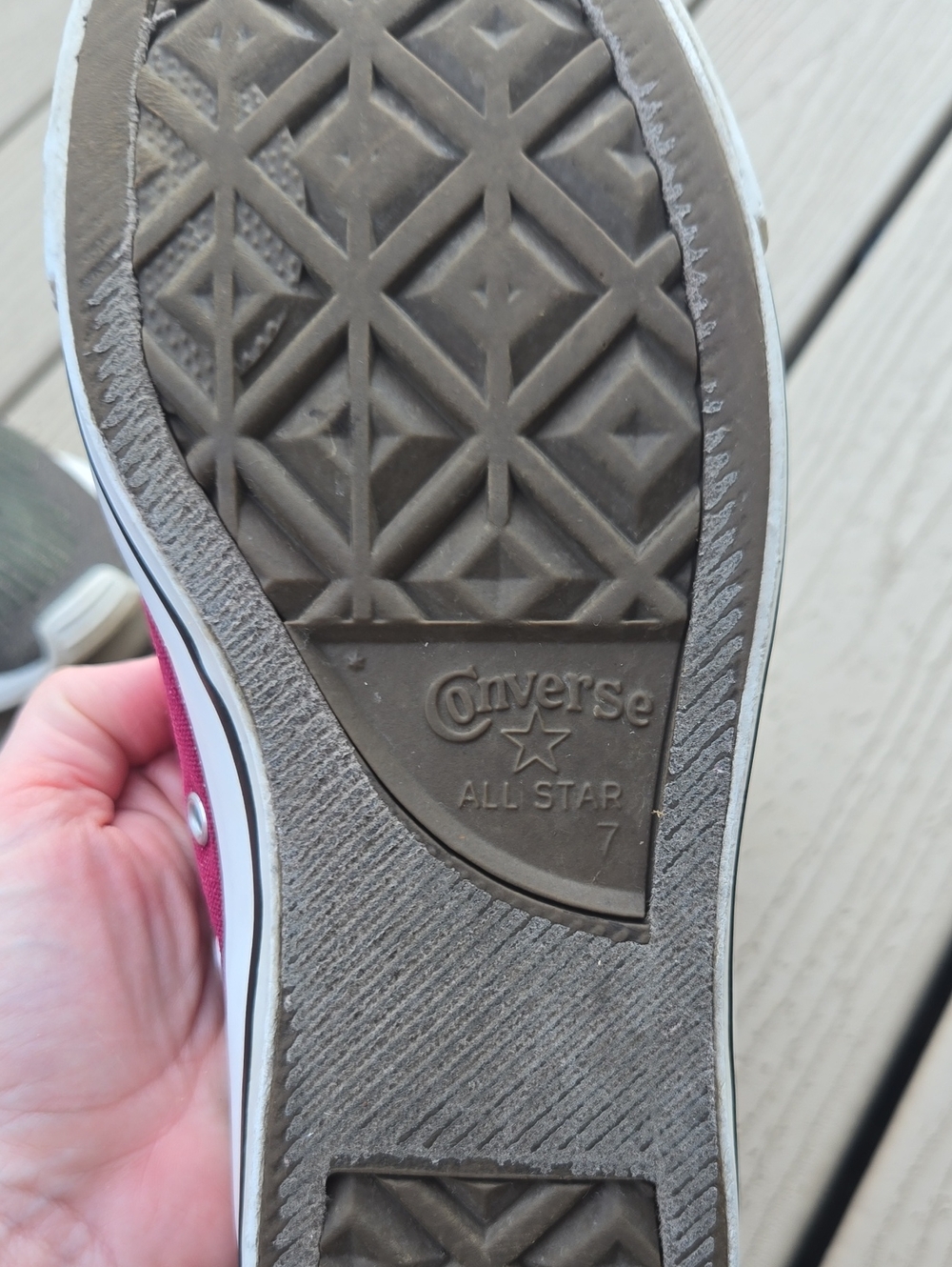Maroon Shoreline Converse - Picture 9 of 11